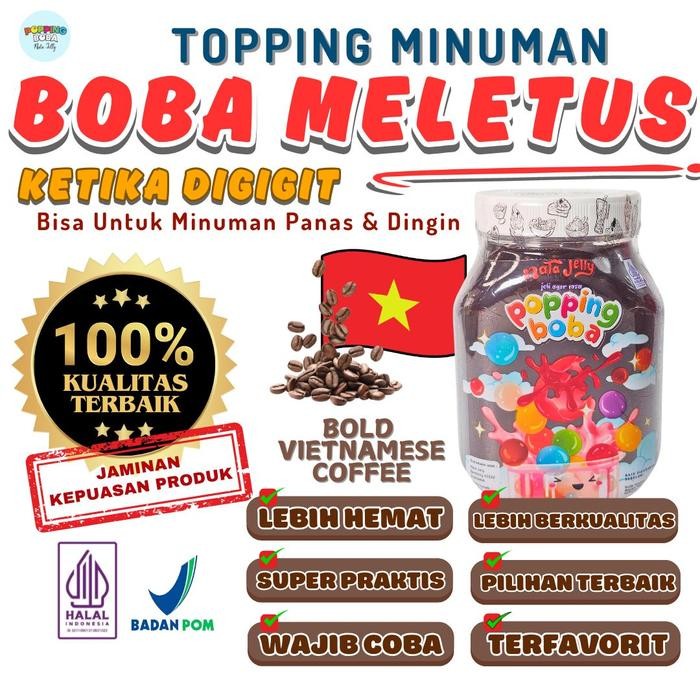 

Pilihan- Popping Boba Rasa Kopi 500 Gram Topping Minuman