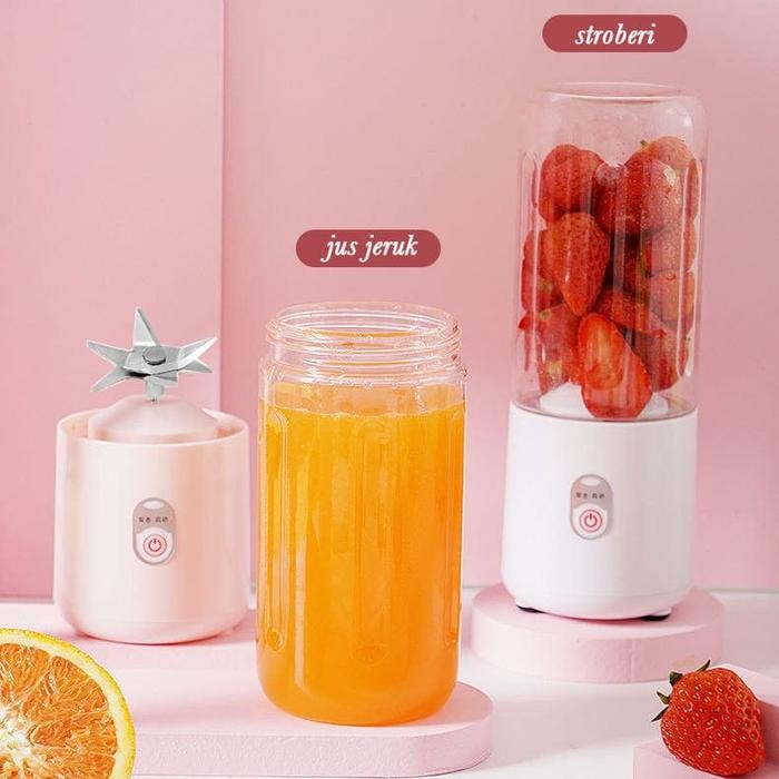 Blender Juicer Portable / Blender untuk Travelling / botol minum jus / Blender Portable Botol