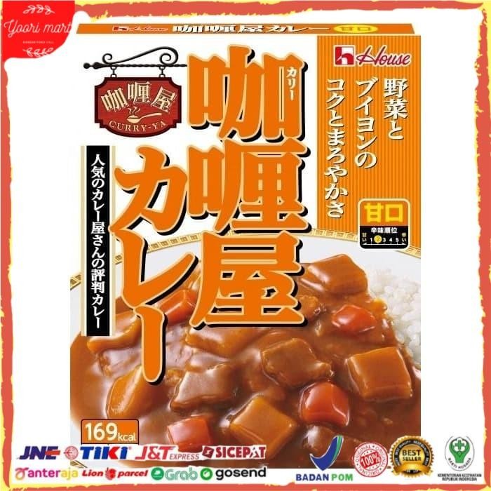 

Stok Baru House Curry-Ya Curry Amakuchi (Mild) 200 GR