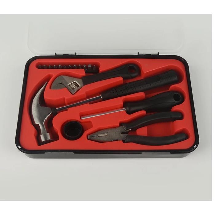 

Satu set perkakas toolbox set isi 17 Alat Perbaikan Rumah