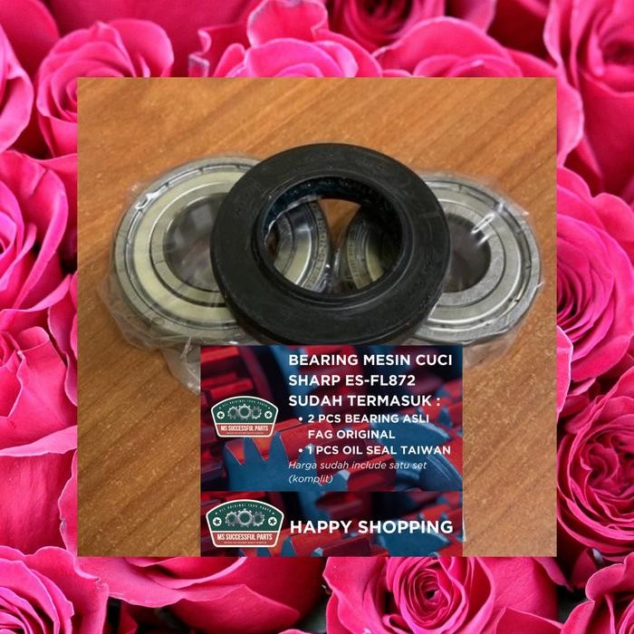 BEARING MESIN CUCI SHARP ES-FL872 KOMPLIT SET SEAL ES FL 872