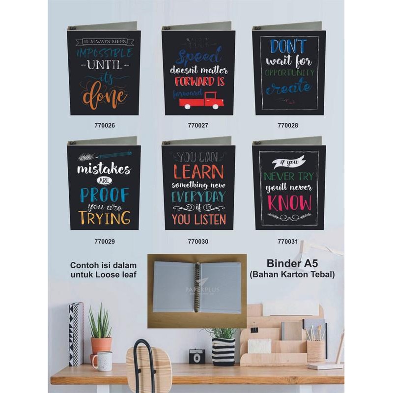 

Binder A5 / Binder Note A5 / Quote_25