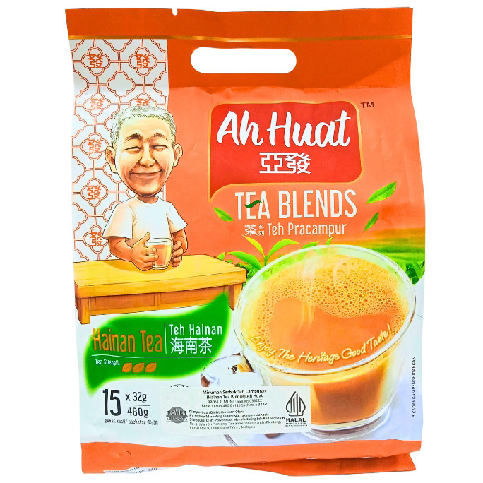 

S57261 AH HUAT TEH TARIK HAINAN TEA BAG 480GR MAJU BERSAMA (20250910)