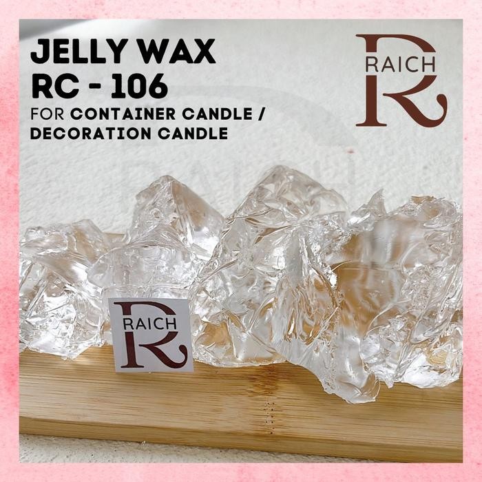 Raw Jelly Wax 500 Gr Bahan Lilin Transparan Bening Candle Clear Diy Kerajinan Buat Lilin Candle