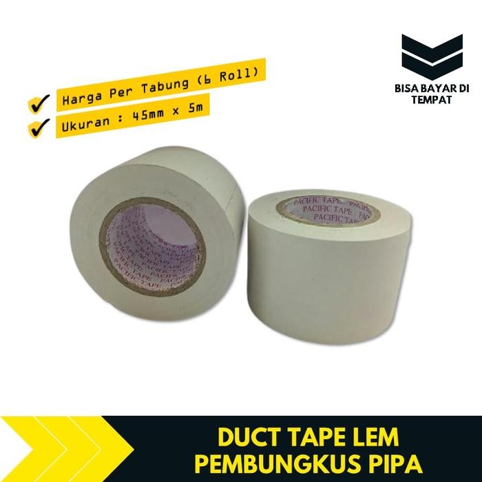 

Isolasi Lakban Pipa Ac Duct Tape Lem Pembungkus Selang Pipa Ac 6 Roll
