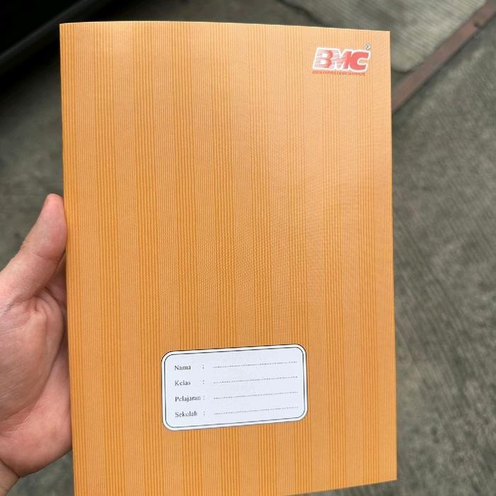 

New BMCampus Buku Tulis Campus Panjang 10 Buku 50 Lembar Carft Sampul Coklat Paper Stationery Kertas