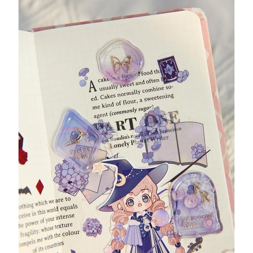 

Seal Wax Sticker - Sealing Dear Memory Gel Stickers - Sticker Stempel Lilin Scrapbook