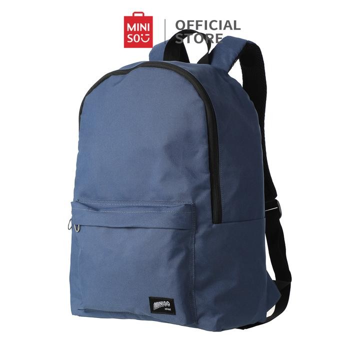 Pilihan- Miniso Ransel Tas Backpack Tali Bahu Uniseks Tahan Air Kapasitas Tinggi Laptop Tas