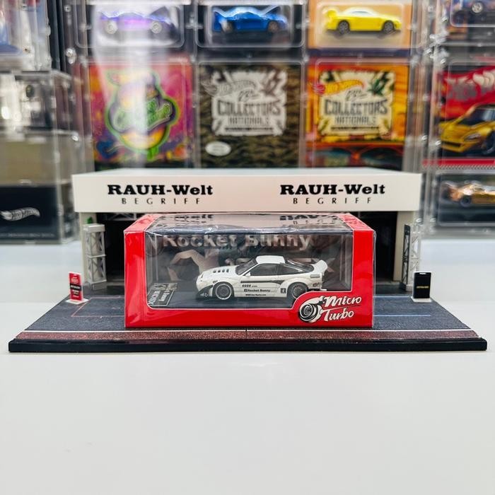 Pilihan- Micro Turbo 1:64 Nissan 180Sx Rocket Bunny White