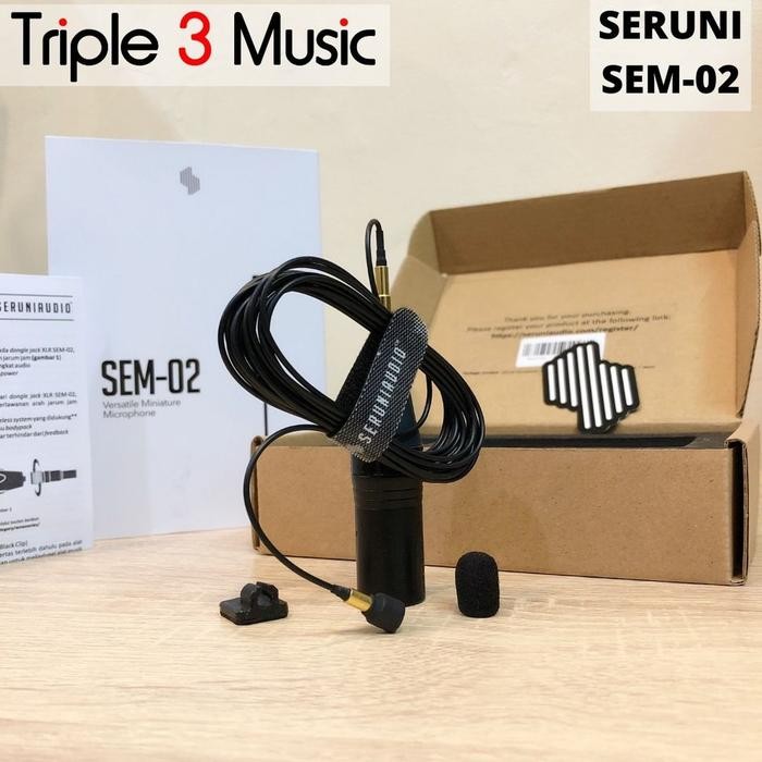 Ready SERUNI SEM 02 SEM02 ORIGINAL Mic Condenser Gitar saxophone ukulele