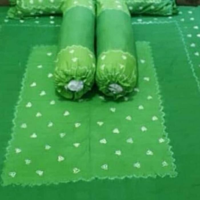 SEPREI BATIK JUMPUTAN CANTIK MANIS SOLO QUEEN 160X200 BANTAL REMPEL