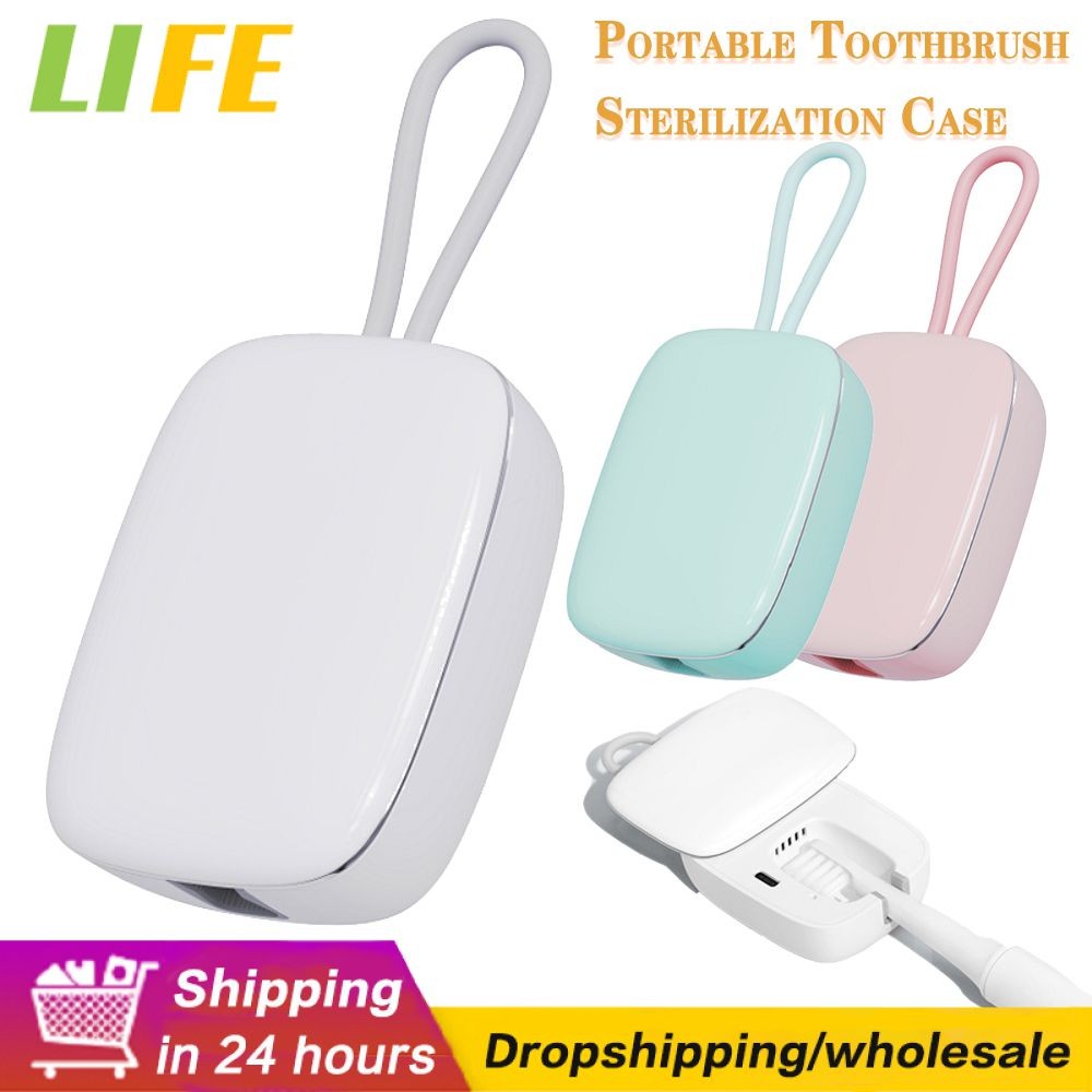 Uvc Ultraviolet Sterilization Mini Portable Uv Brush Box Newest Electric Toothbrush Uv Sterilization