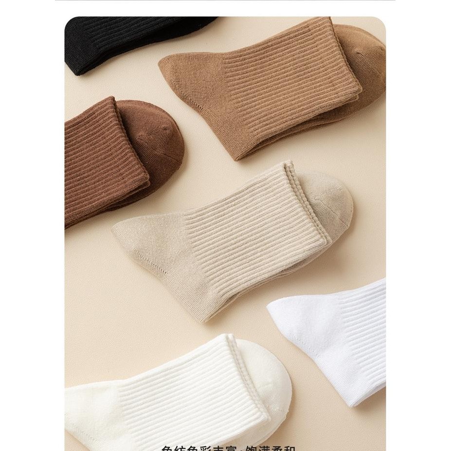 KAOS KAKI BESAR PRIA WANITA MOTIF POLOS PANJANG TINGGI BAWAH BETIS 2307 kaos kaki pria tebal