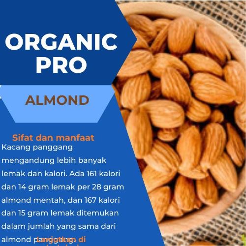 ALMOND ,KACANG ALMOND MENTAH 1KG
