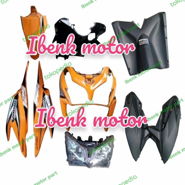 Paket Cover Body Halus Vario Techno 125 Old Orange