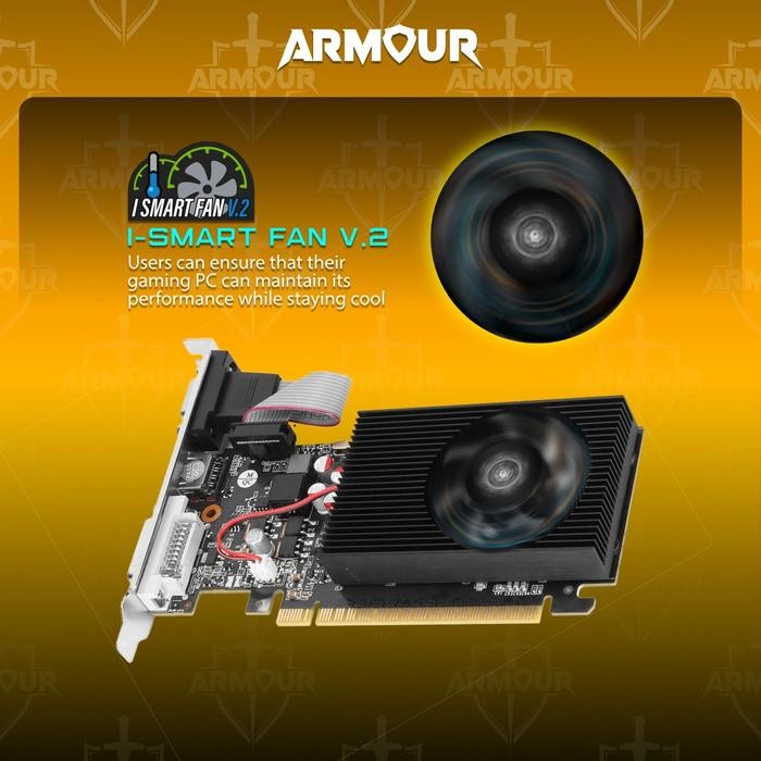 VGA CARD - VGA ARMOUR GT 730 LP 4GB DDR3 128 BIT