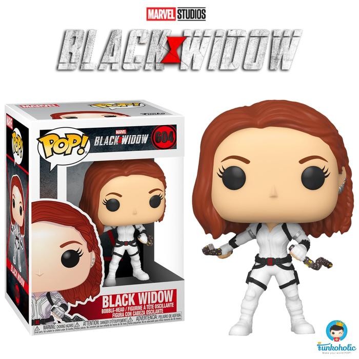 Funko POP Marvel Black Widow (Movie) - Black Widow in White Suit #604