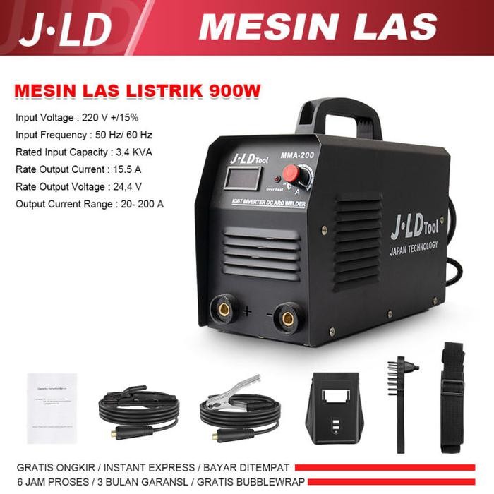 Mailtank Dry-200 Welding Machine Mesin Trafo Las Inverter 900Watt