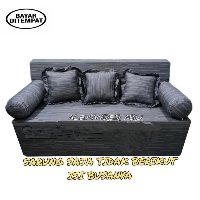 Sarung sofabed busa inoac/royal tebal 20 cm no 1 2 3 4 / seprai resleting kasur busa sofa bed all