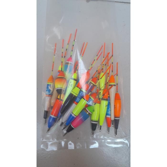 DUniaPancingan- Pelampung Pancing Klem Fiber Isi 20 Buat Di Toko Bisa Grosir