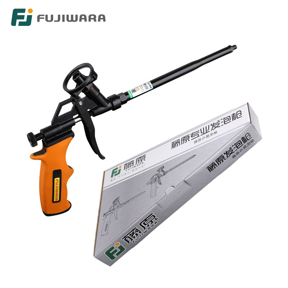 FUJIWARA Fluorocarbon Metal Foam Gun Spray Foaming Gun  Special Foam gun Polyurethane Foam Sealant