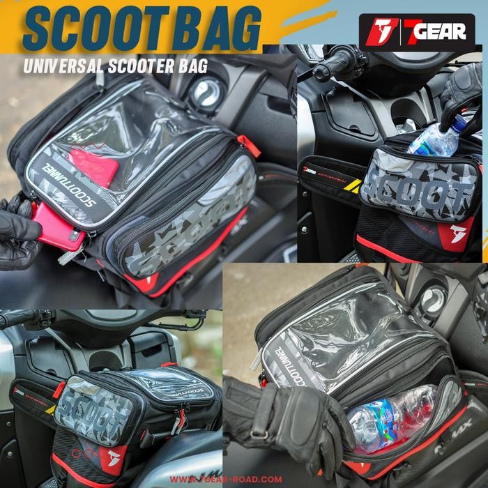 Populer Scooter Tunnel Bag 7Gear Matic Tas Dek Nmax Pcx Forza Xmax Burgman Terlariss 