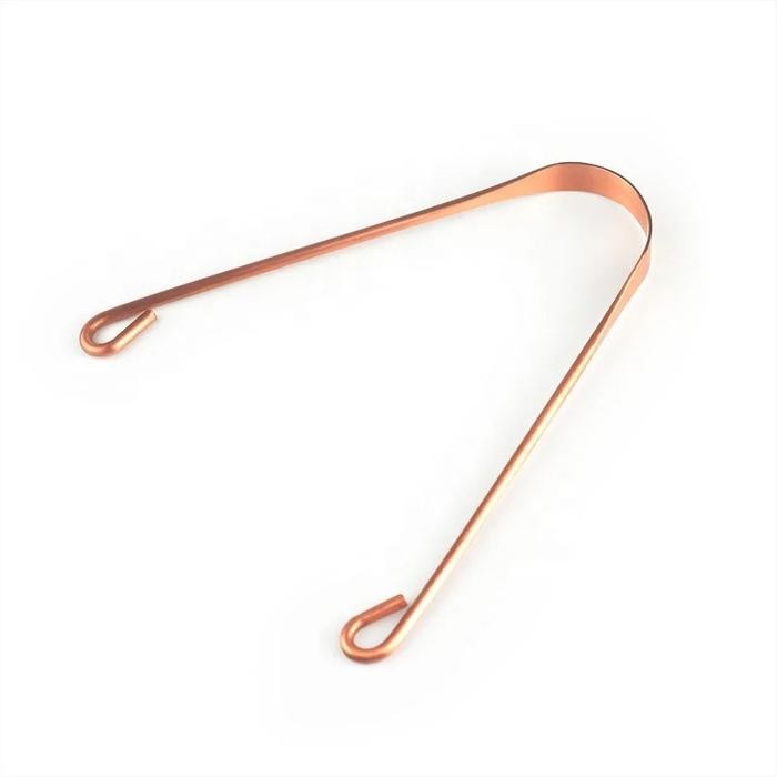 Alat Pembersih Lidah Full Pure Copper Tongue Cleaner Tembaga Scraper