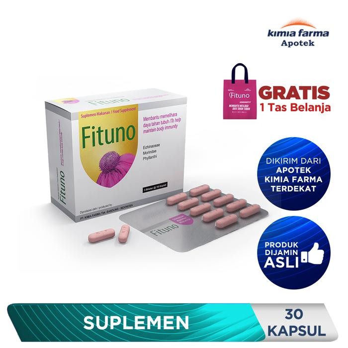eoug- Fituno Dus 30 Kaplet / Suplemen Daya Tahan Tubuh / Kimia Farma