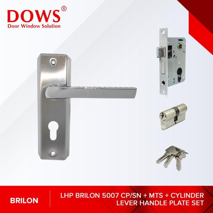 (Promo) BRILON LHP 5007 GOLD 1 Set Kunci Pintu Kecil Kayu Terlaris Termurah