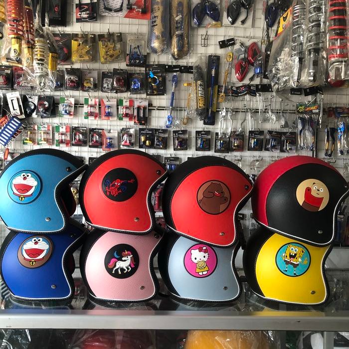 ASLI Helm bogo anak kecil bahan semi kulit sni READY STOCK