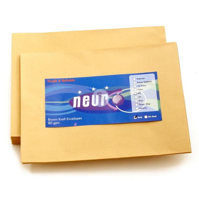 ztdl- Neuro Amplop Coklat A4 - Seal