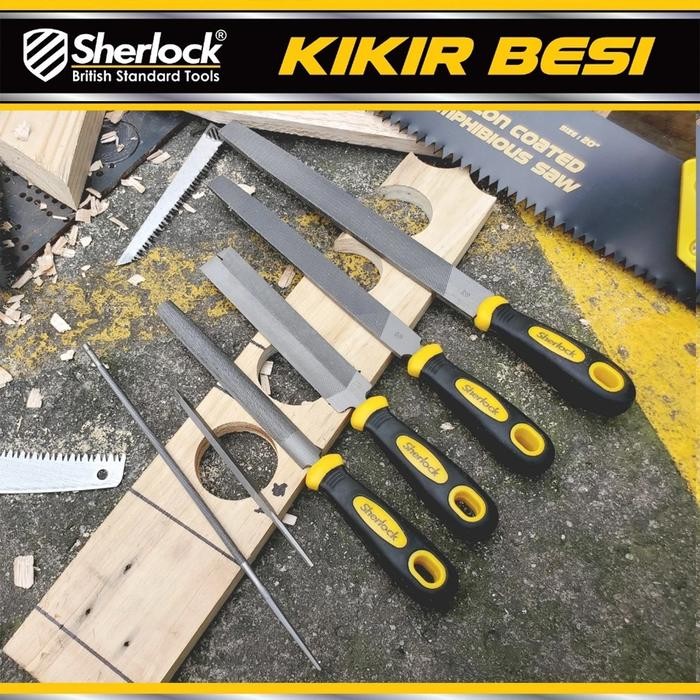 Dongcheng Tools - Kikir Baja Untuk Besi, Kayu Dan Gergaji / Model Plat, Bulat, Setengah Bulat,