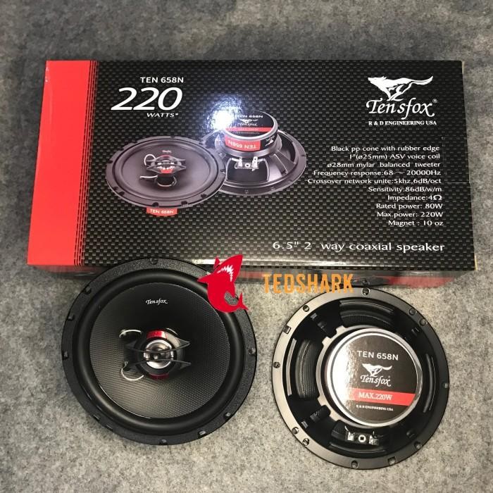 Tensfox TEN 658N 6.5" 2 Way Coaxial Speaker 220watts TEN-658 N