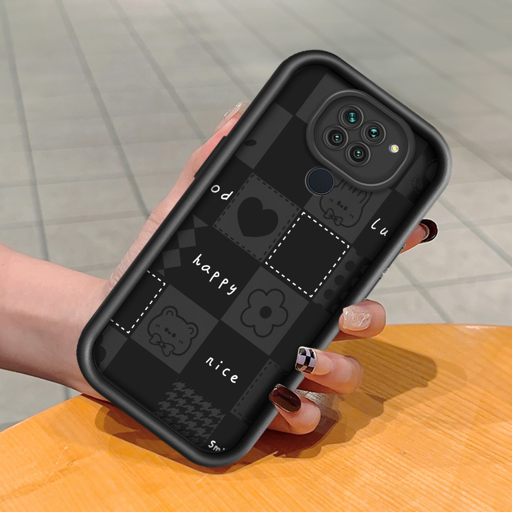 Casing Hp Untuk Xiaomi Redmi Note 9 Phone Case Softcase Kesing Soft Garis Catur C8 5429 DLJ