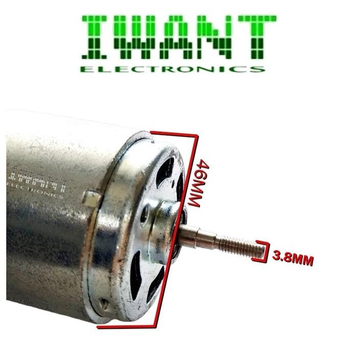 DINAMO MOTOR DC 12-18V 3.5A MOTOR DINAMO 12V 18V DC LS775 WITH CABLE