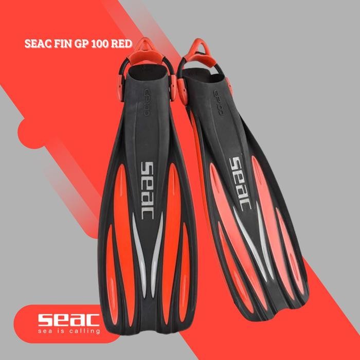 Seac Fin Gp 100 Red / Fin Diving / Scuba Diving