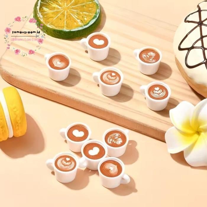 Miniatur Coffee Cup - Miniatur Cangkir Kopi - Miniatur Gelas Minuman