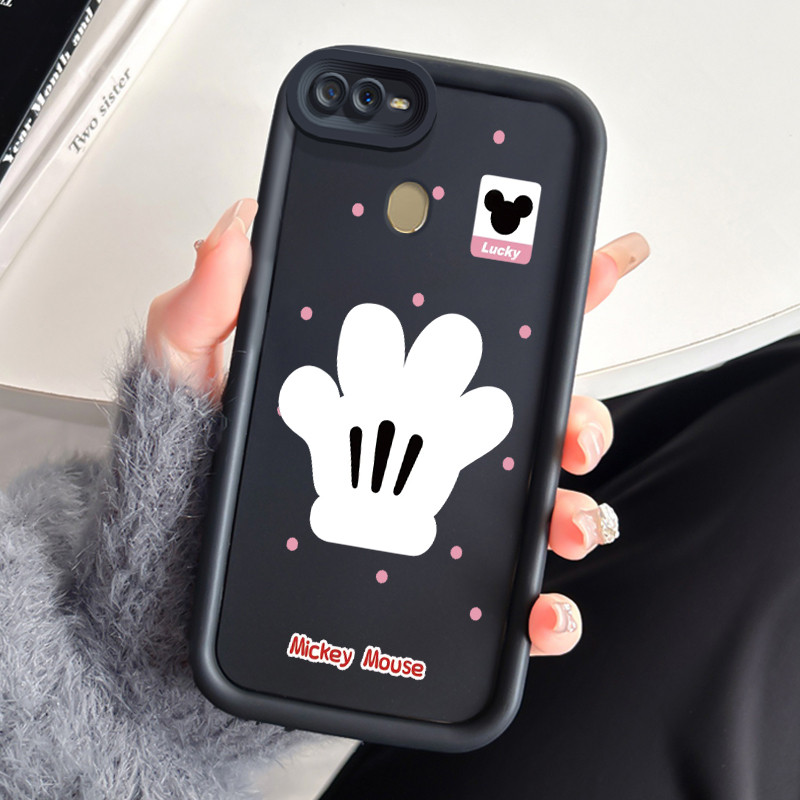 Casing Hp OPPO A7 OPPO A5s OPPO A12 OPPO A12S A11k Case Kartun Sarung tangan Cover Phone Shell lembu