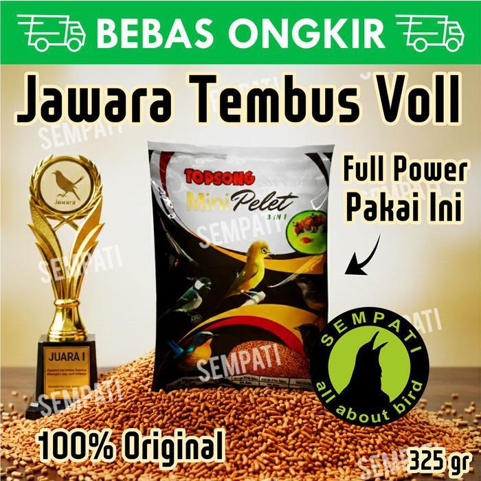 SEMPATI Topsong Top Song 3In1 Formula Voer Pur Mini Pellet Pakan Burung Pleci