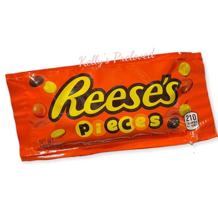 Reese'S Pieces Peanut Butter Candy Reeses Coklat 43 Gram Usa Populer
