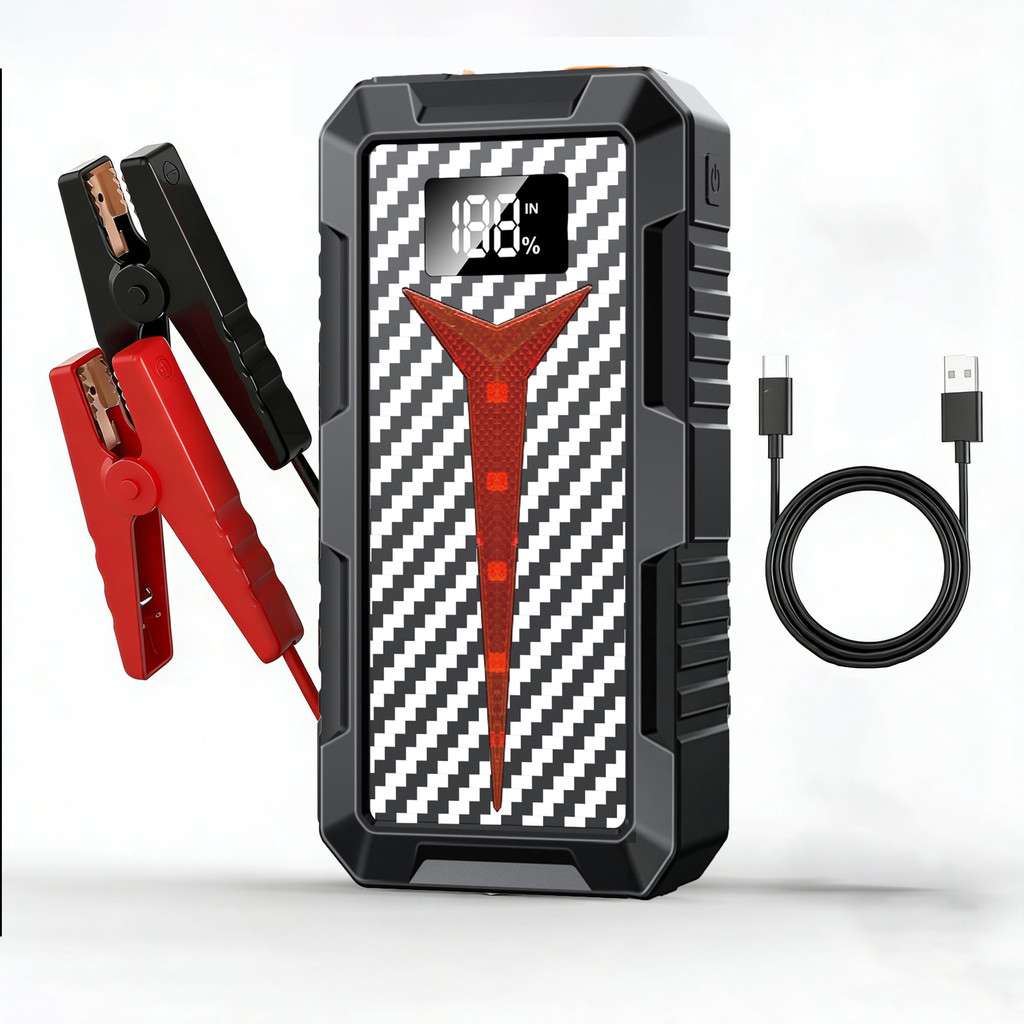 High-power Automobile Starting Power Supply:Screen Safety Hammer Car Starting Device Power Bank