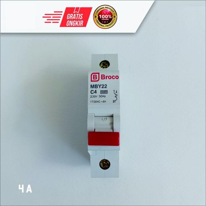 MCB BROCO/MCB 6 AMPERE/MCB 10 AMPERE/MCB 16 AMPERE/MCB 20 AMPERE/MINI CIRCUIT BREAKER/PEMUTUS ARUS