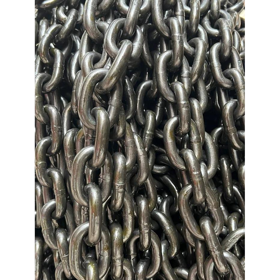 Rantai Baja G80 6mm / Chain Block 6mm / Rantai Baja HItam 6mm