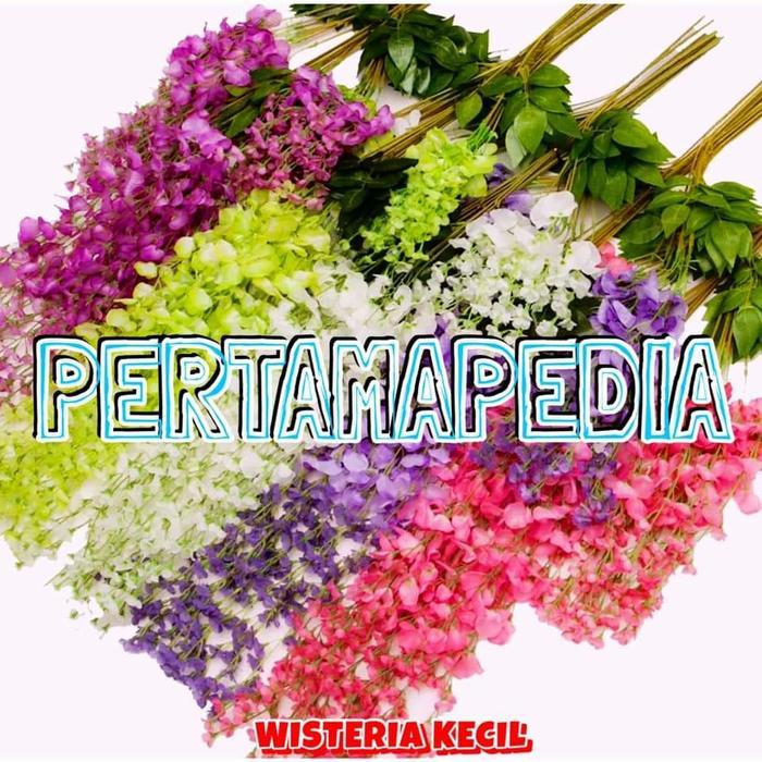 Baru Bunga Wisteria Plastik/ Bunga Wisteria Palsu/ Bunga Wisteria Dekorasi