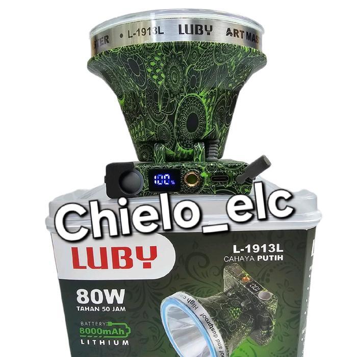 NEW SENTER KEPALA LUBY L1913 80W ,SENTER HEAD LUBY 80WATT L 1913 ,HEAD LIGHT LUBY 1913 80W ,SENTER