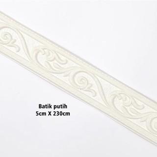 NEW!! List Wallpaper Dinding 3d Foam 2,3m x 5cm List Border Foam