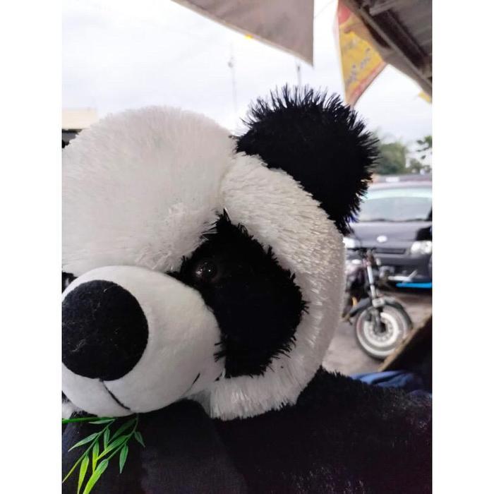 Boneka Beruang Panda Jumbo Besar 1.2 Meter Label SNI