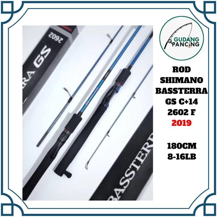 Rod Joran Pancing Shimano Bassterra GS C14+ 2602 - 8 - 16 LB
