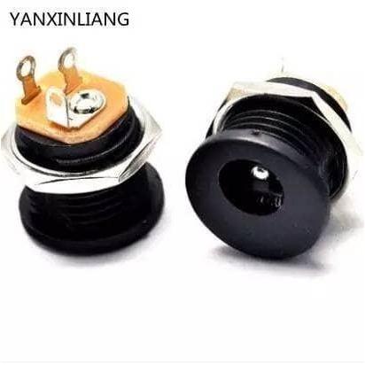 DC-022 SOCKET FEMALE JACK DC POWER JACK 5.5MM X 2.1MM MOUNTING + NUT
