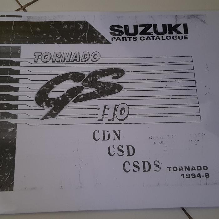 buku part katalog catalogue catalog copian suzuki tornado gs